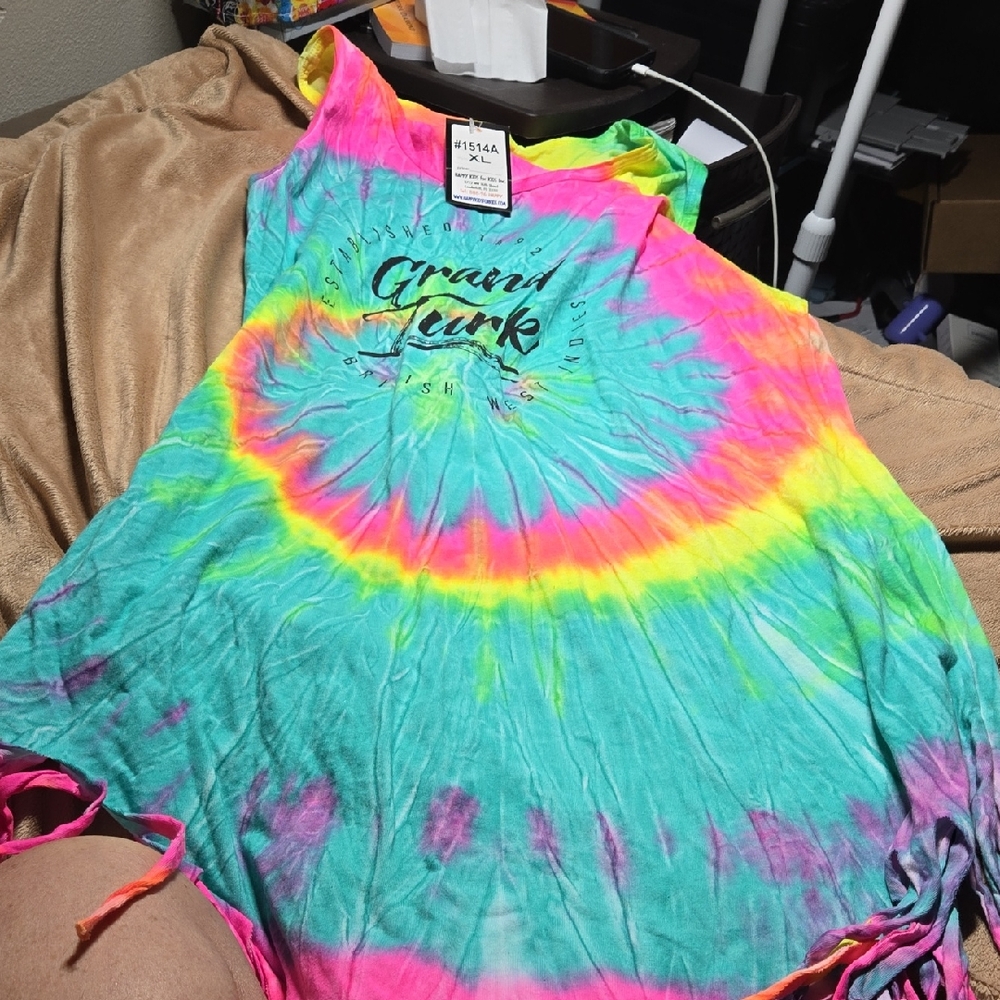 NWT Grand Turk Tie-Dye Swim Coverup